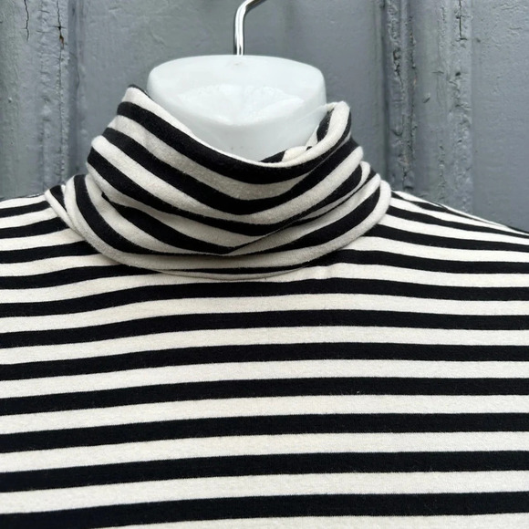 Part Two Efinas Stripe Long Sleeve  Turtleneck Top, size M - Picture 5 of 9